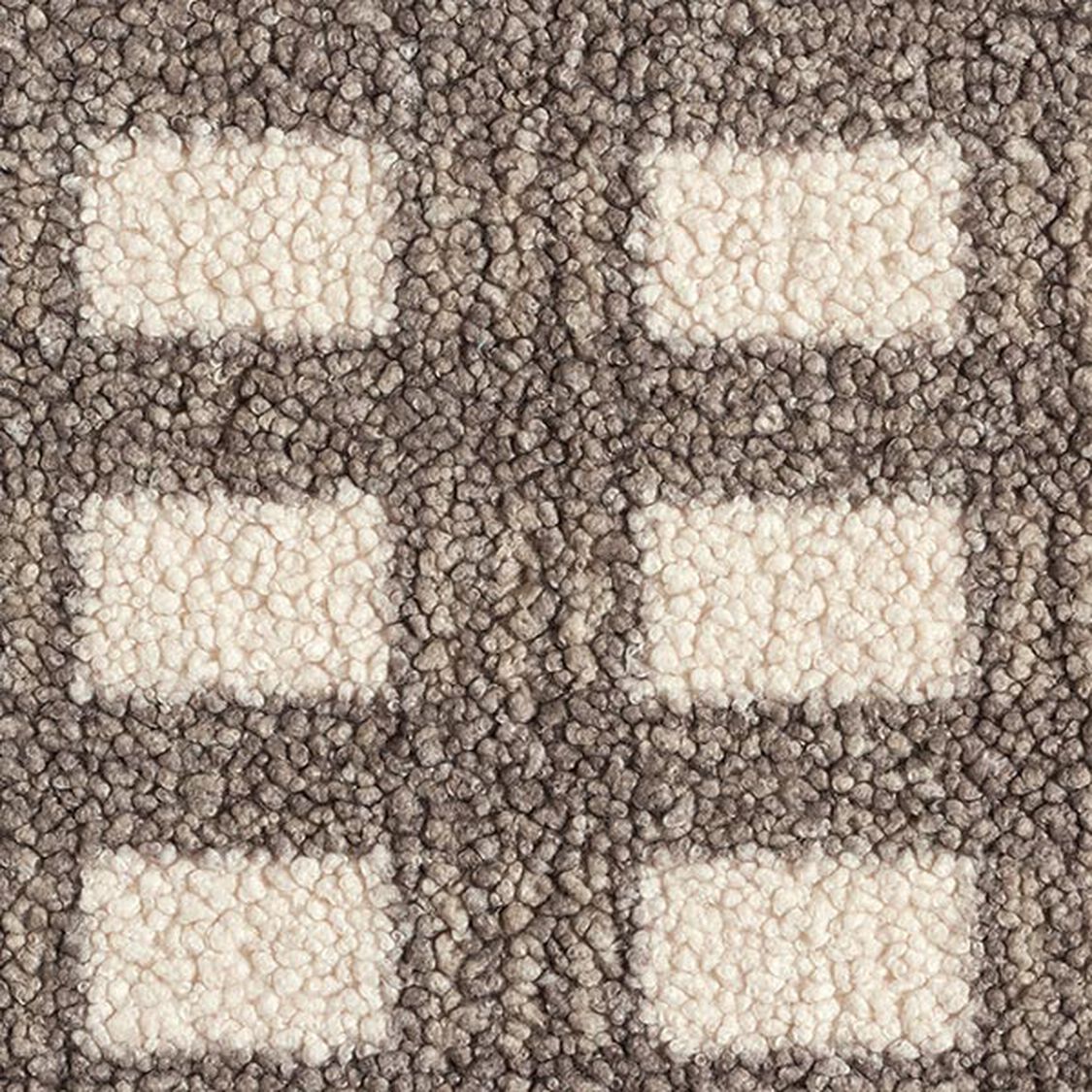 Knitted bouclé check - 2.0 m - 400 g/m²